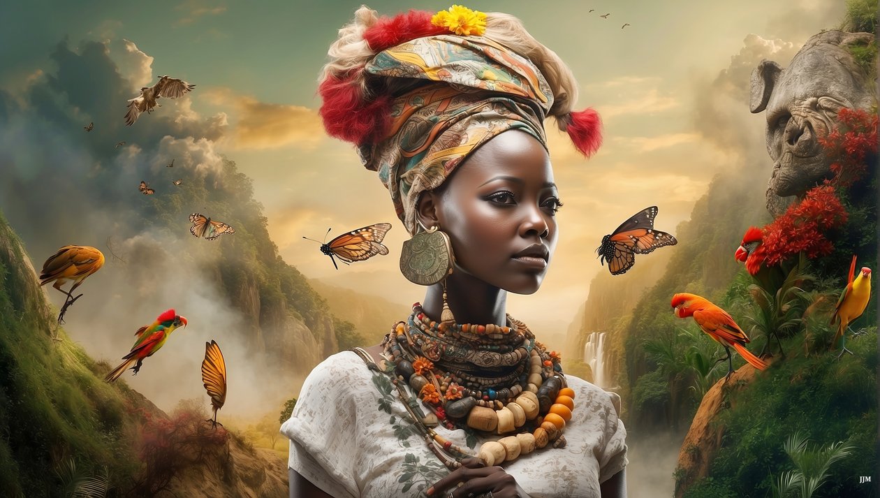 Dreamcore_dreamlike_scene-Africa_01 od Josef Johann Michel