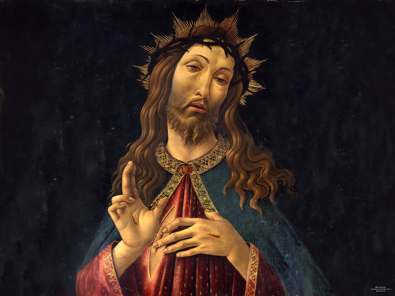 JJM-recreate_Botticelli-S_Jeus Christus le redempteur od Josef Johann Michel