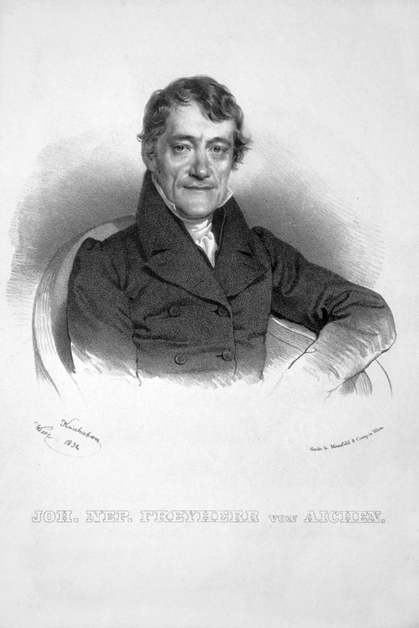 Aichen Litho od Josef Kriehuber