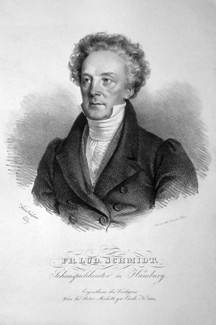 Franz Ludwig Schmidt Litho od Josef Kriehuber