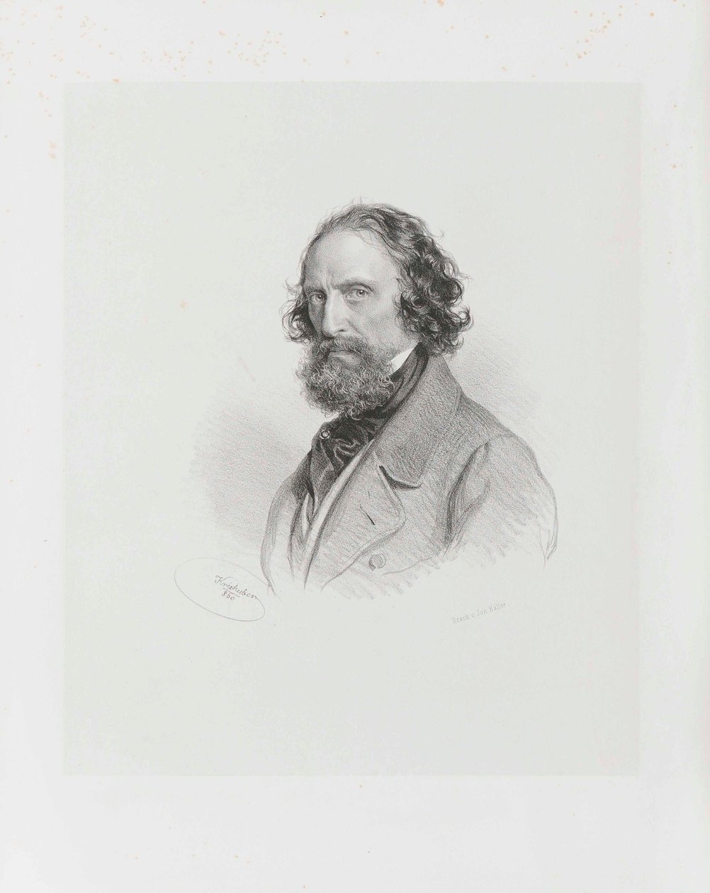 Autoportrét, 1860. od Josef Kriehuber