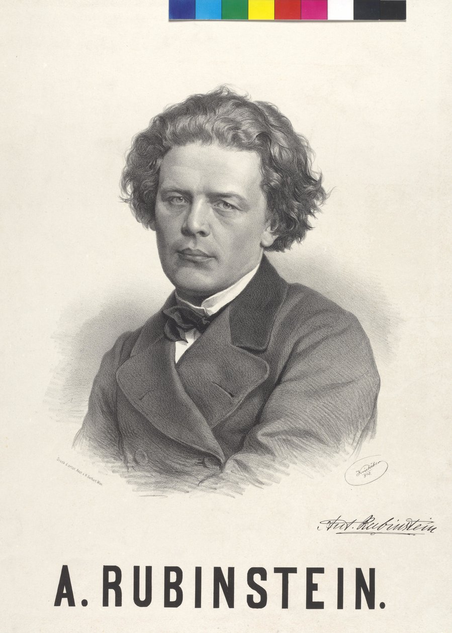 A. Rubinstein od Josef Nikolaus Kriehuber