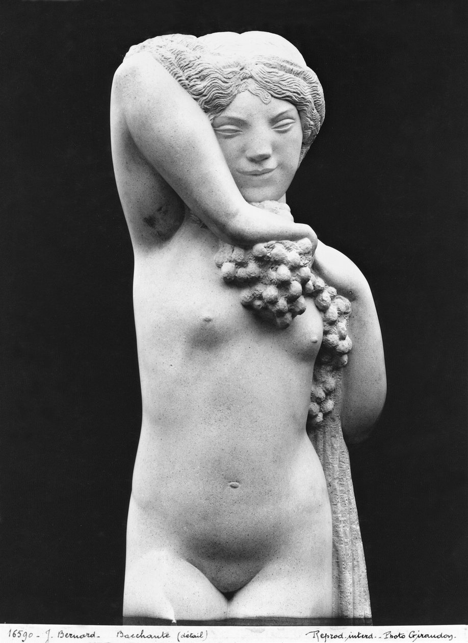Bacchante nebo Faunness (detail) (mramor) od Joseph Bernard