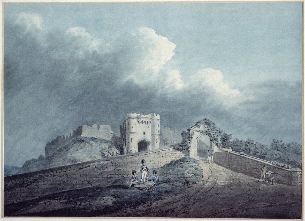 Hrad Carisbrooke od Joseph Charles Barrow