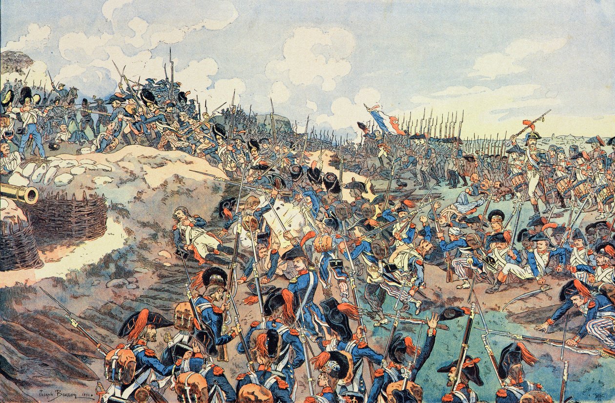 Bitva u Jemmapes, 6. listopadu 1792, 1892 od Joseph Charles Beuzon
