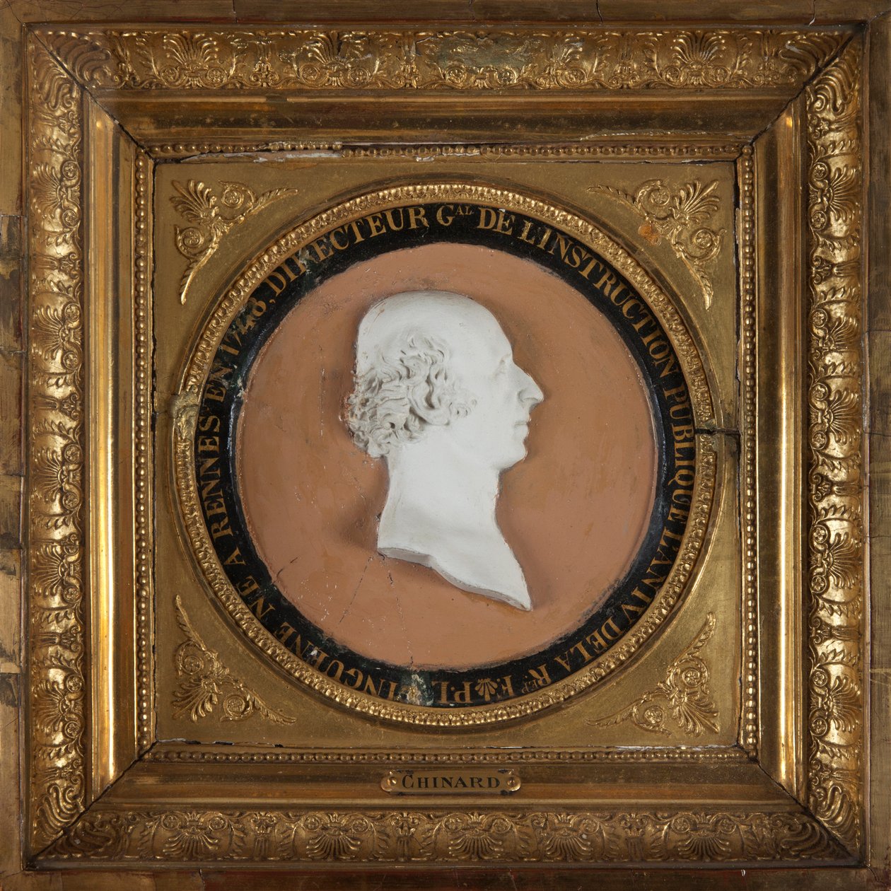 Pierre-Louis Ginguené, 1796 (malovaná terakota) od Joseph Chinard