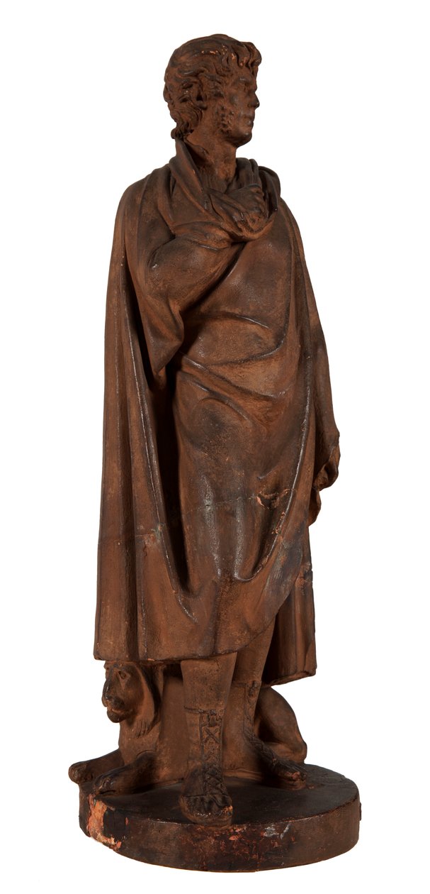 Autoportrét, pro výzdobu jeho hrobky na hřbitově v Loyasse, Lyon, kolem roku 1810 (terakota) od Joseph Chinard