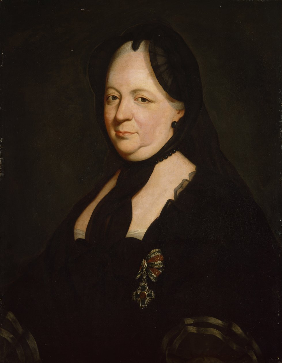 Marie Terezie ve smutku od Joseph Ducreux