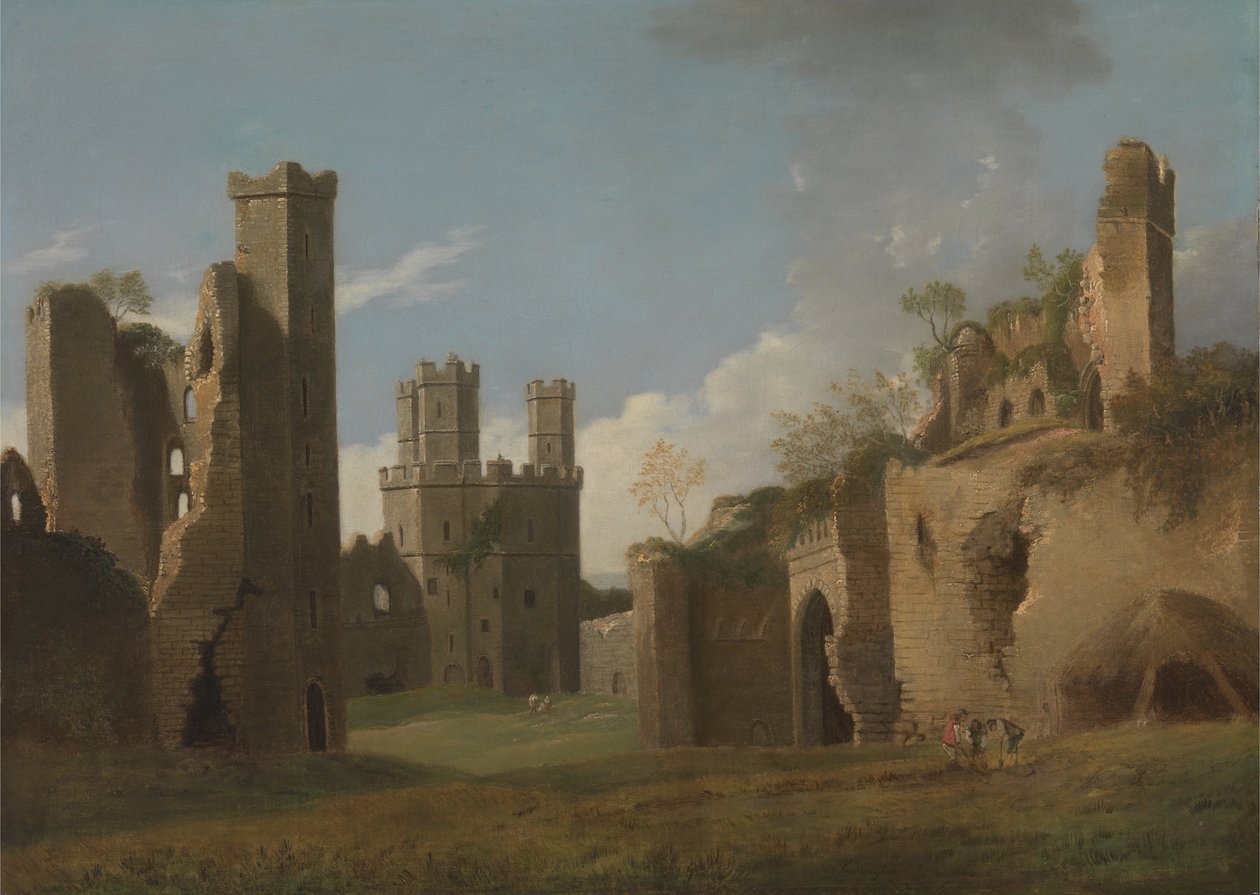 Hrad Caernarvon od Joseph Farington