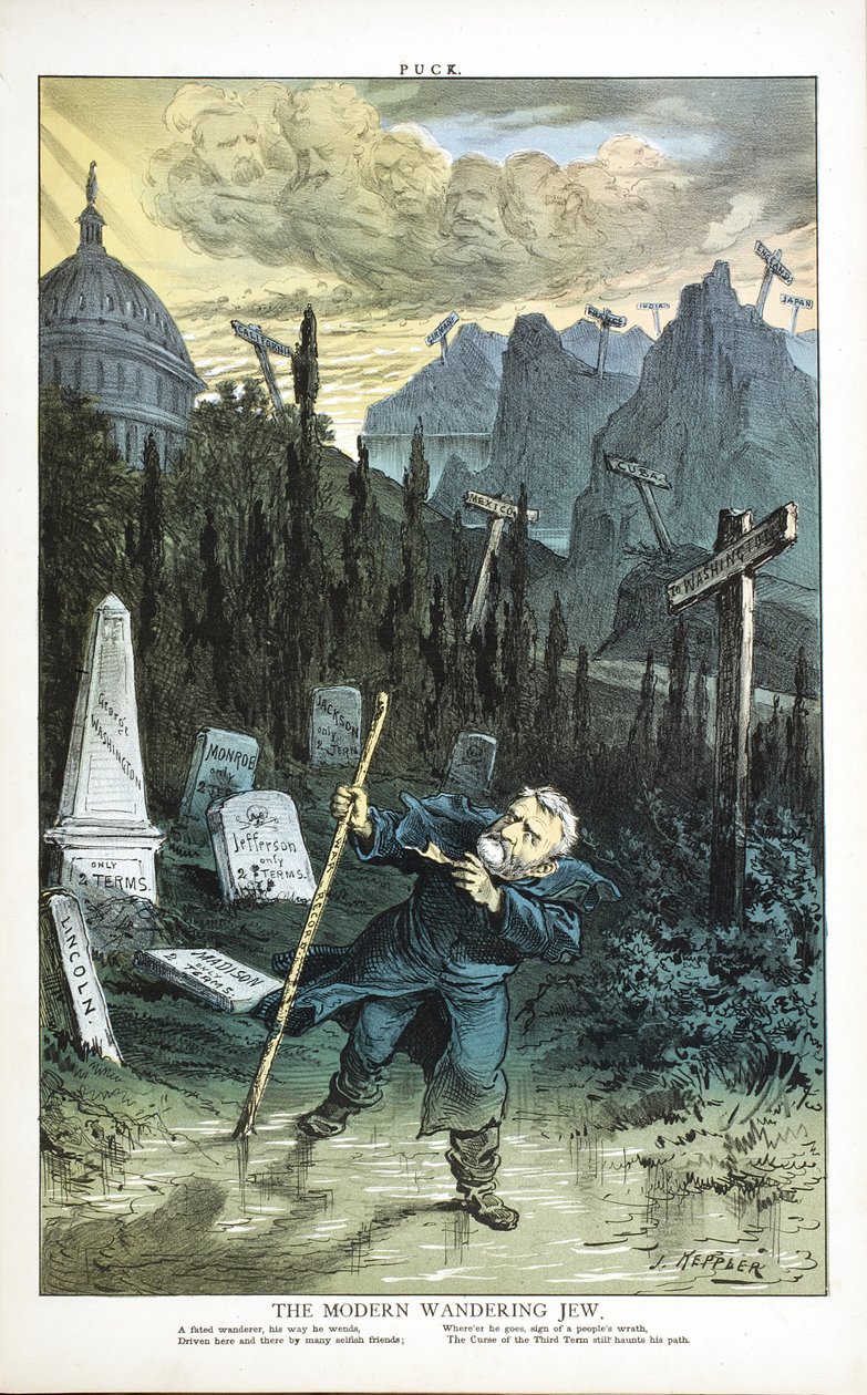 Moderní putující Žid, 1880 od Joseph Keppler
