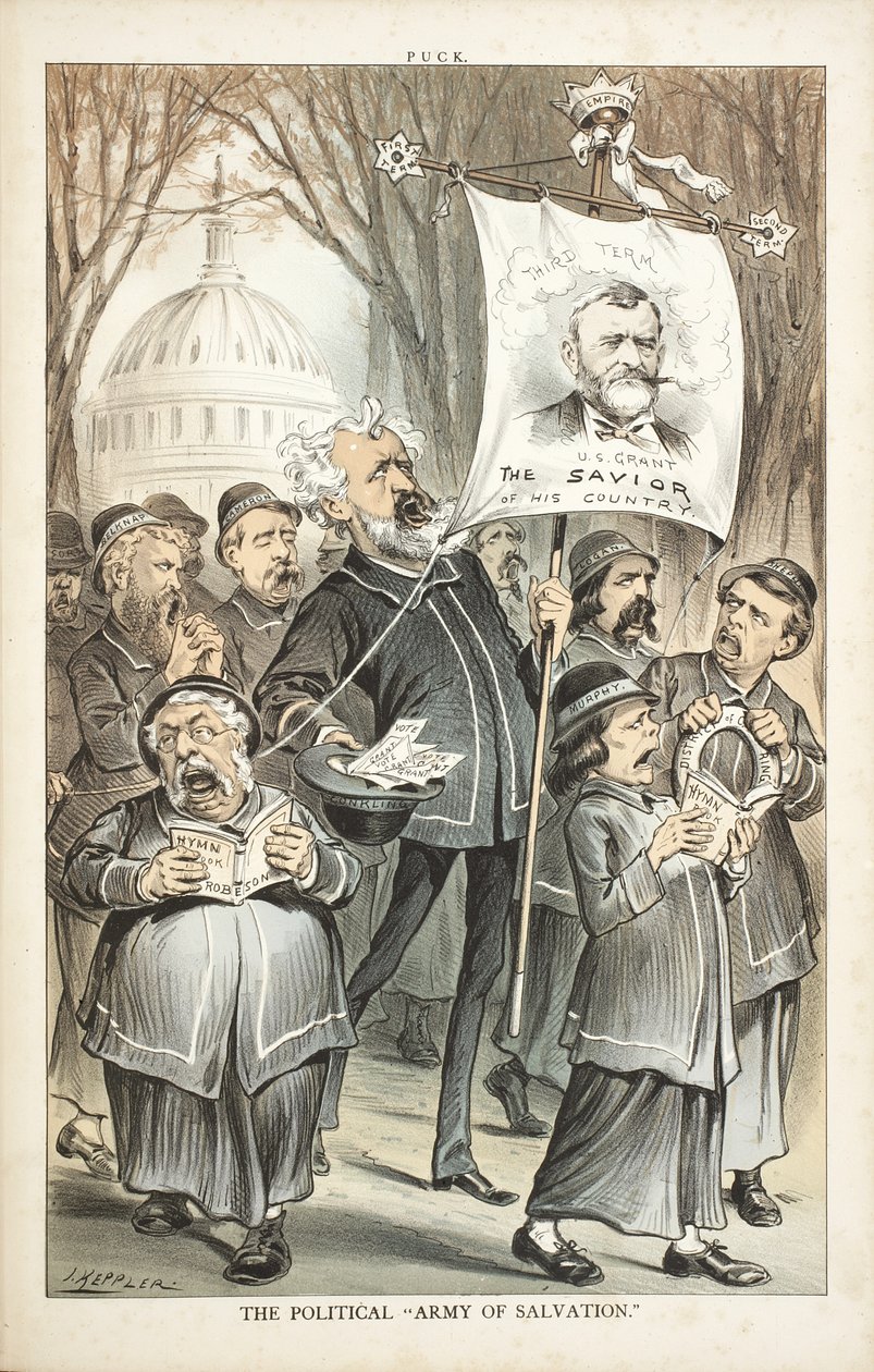 Politická ‚armáda spásy‘, 1880 od Joseph Keppler