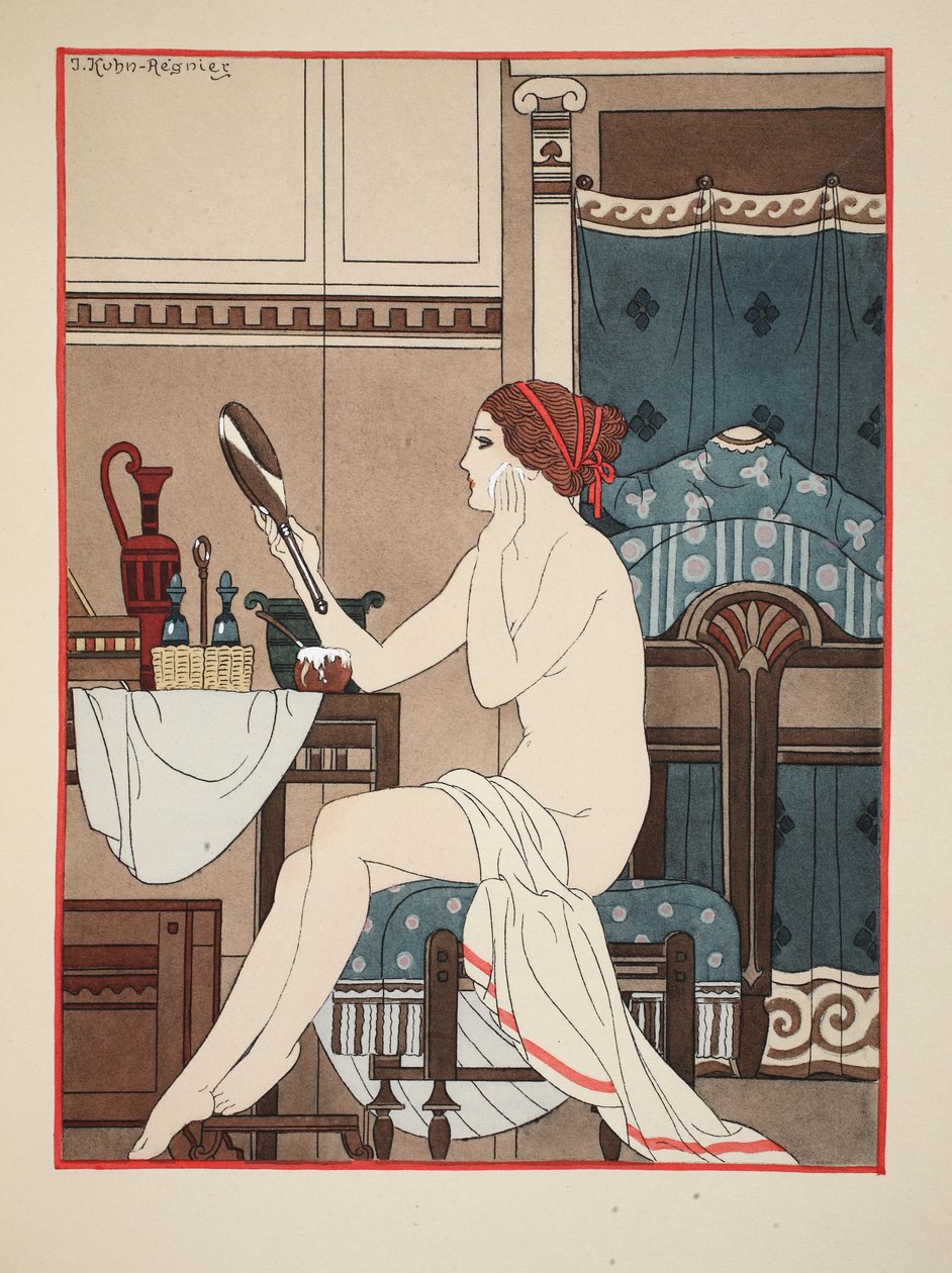 Wet with cerate vyrobené s růžovým olejem, ilustrace z 