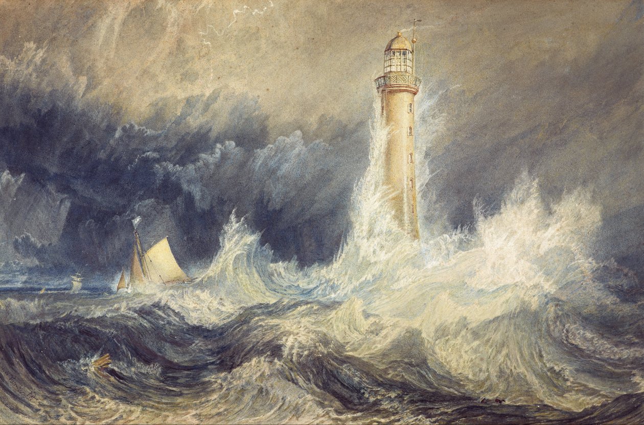 Maják Bell Rock od Joseph Mallord William Turner