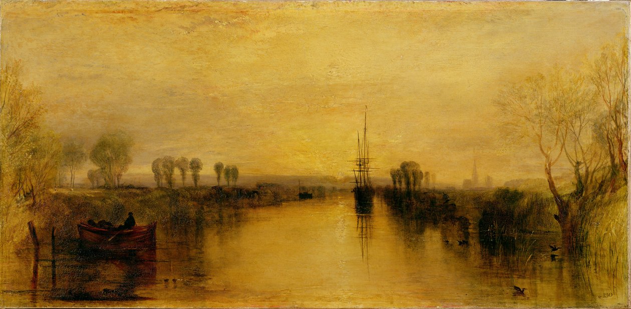 Chichesterský kanál, cca 1829 od Joseph Mallord William Turner