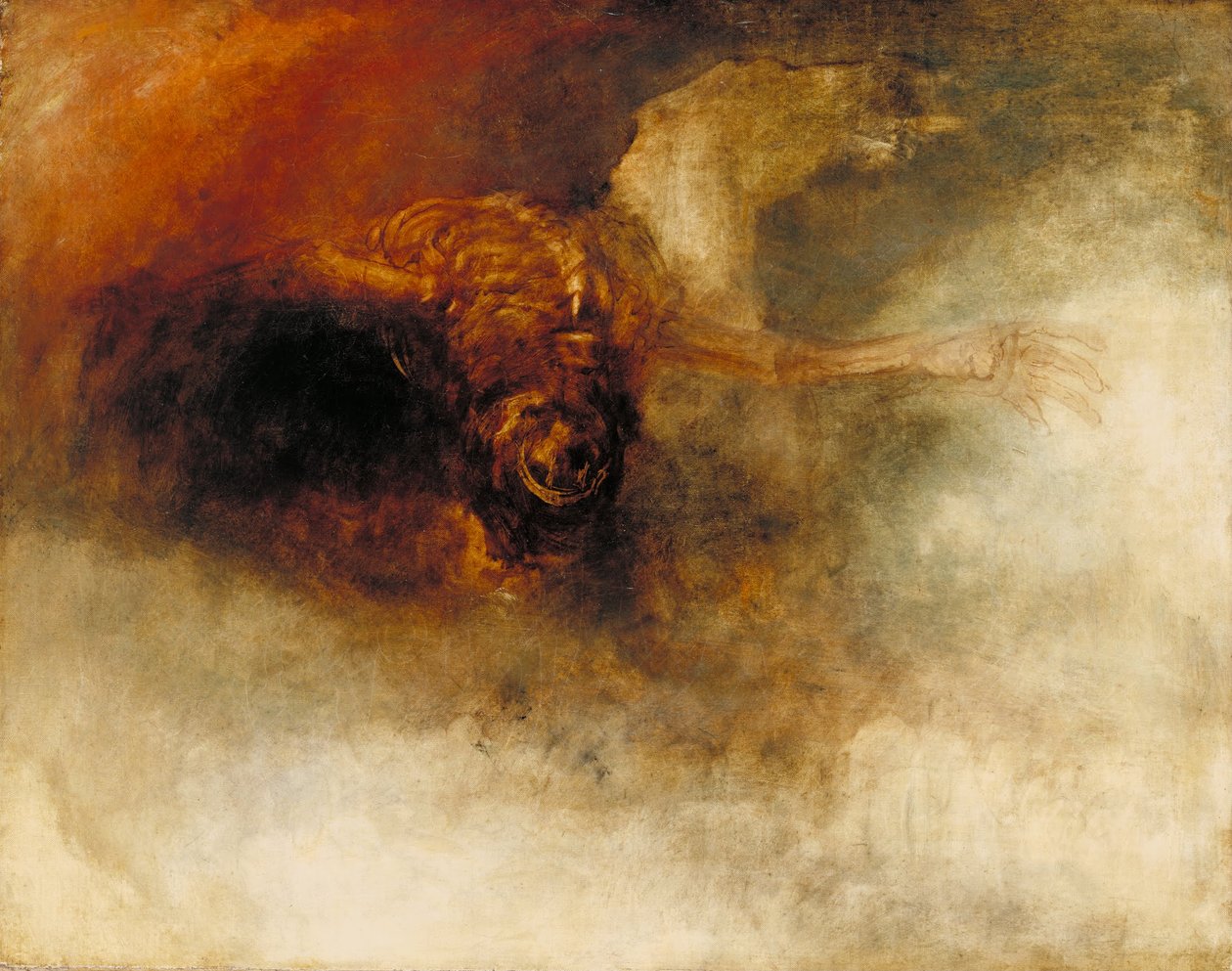 Smrt na bledém koni od Joseph Mallord William Turner