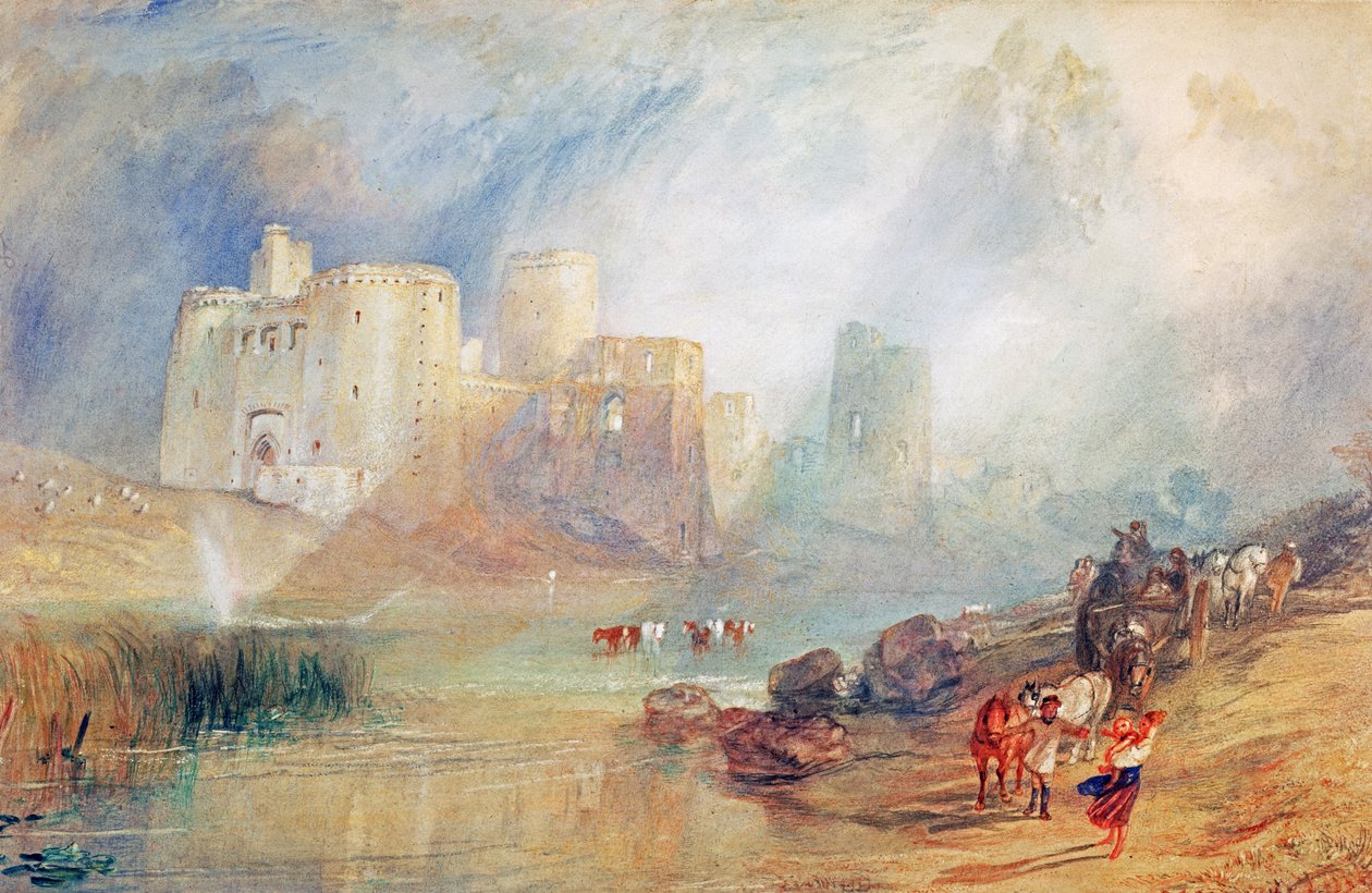 Hrad Kidwelly, Wales od Joseph Mallord William Turner