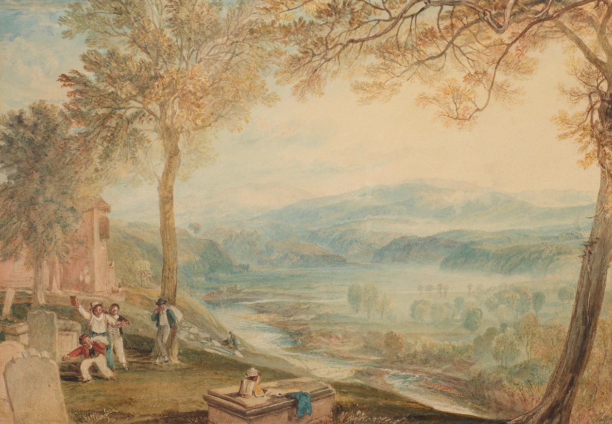 Hřbitov Kirkby Lonsdale od Joseph Mallord William Turner