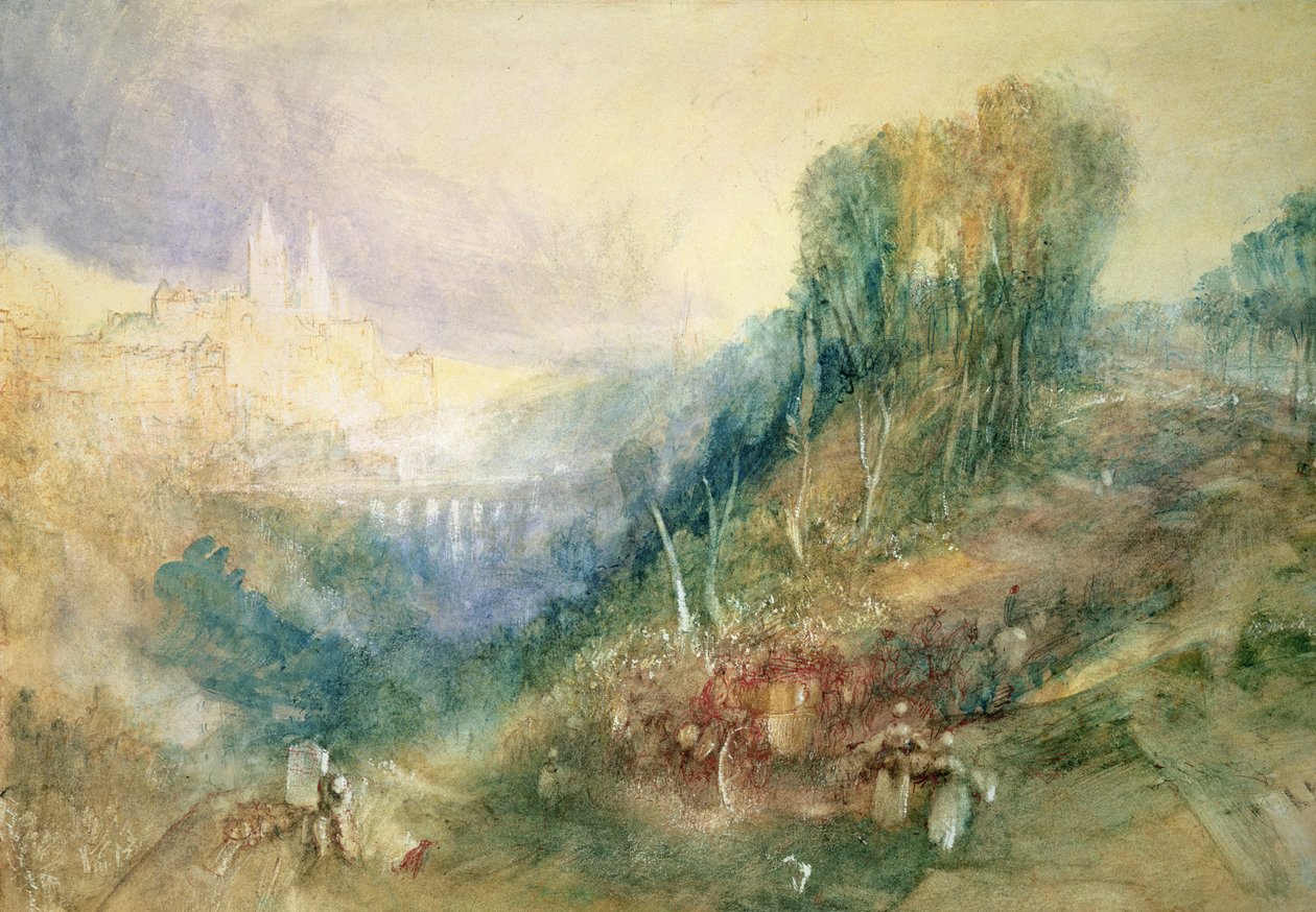 Lausanne ze Západu od Joseph Mallord William Turner