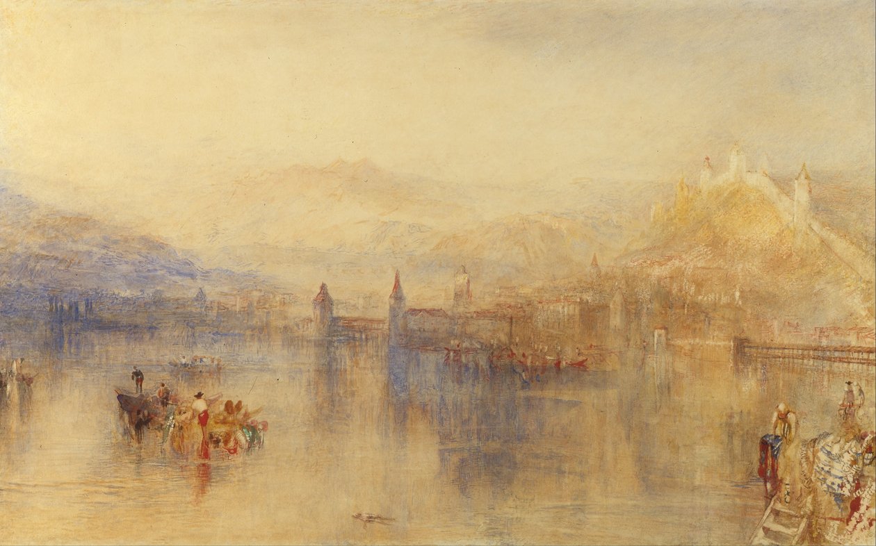 Lucern od jezera od Joseph Mallord William Turner