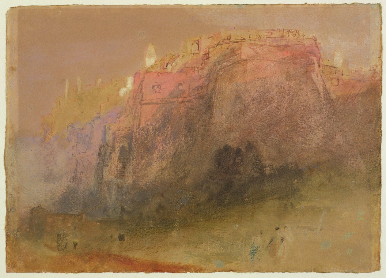 Lucemburk, kolem roku 1825 (toaleta, kvaš a pero na papíře) od Joseph Mallord William Turner