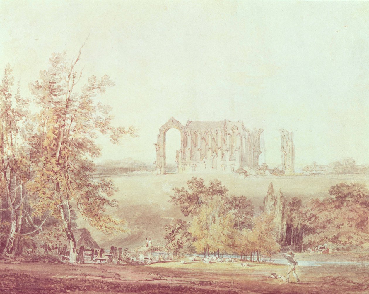 Malmesbury Abbey od Joseph Mallord William Turner