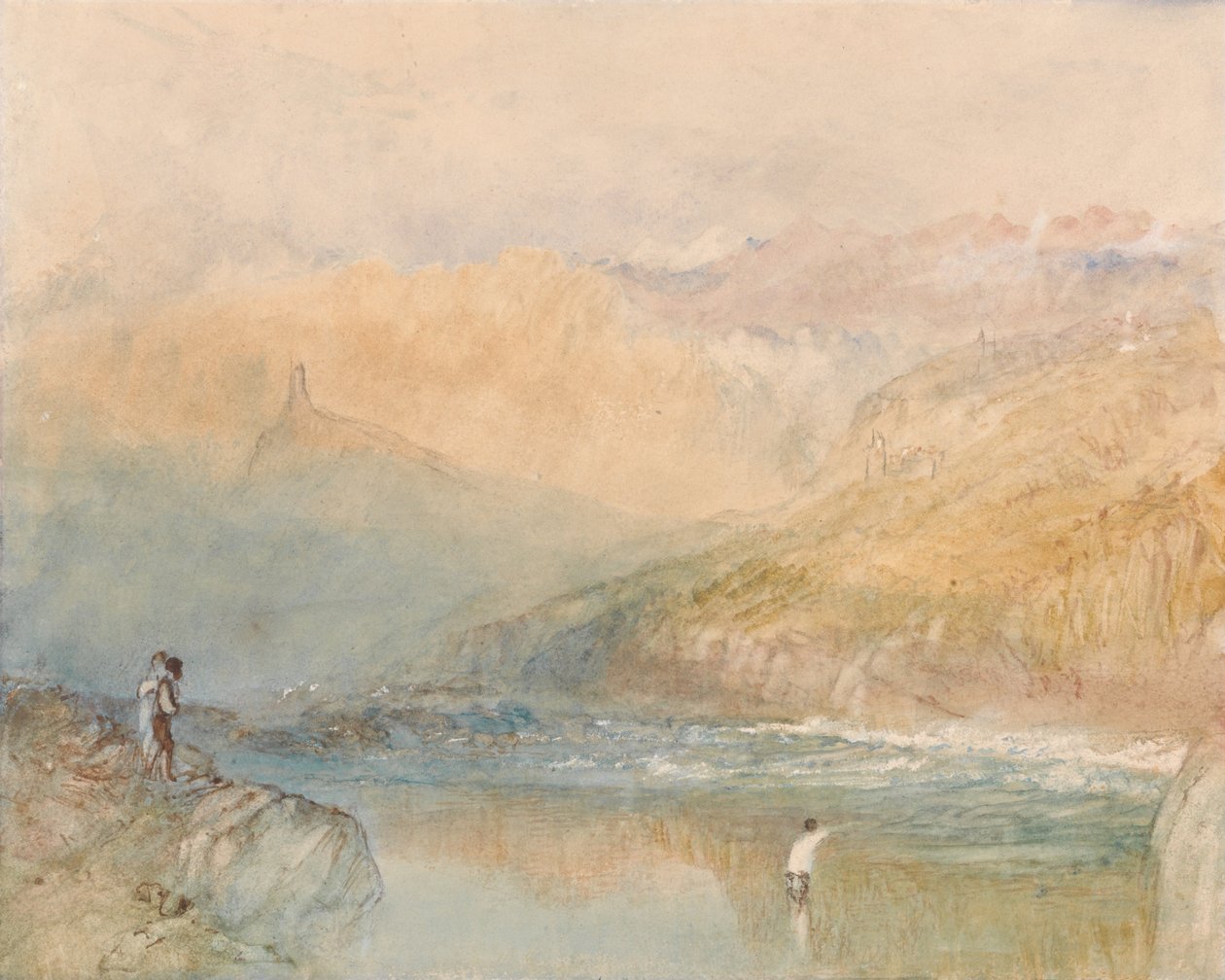 Na Mosell, poblíž Traben Trarbach od Joseph Mallord William Turner