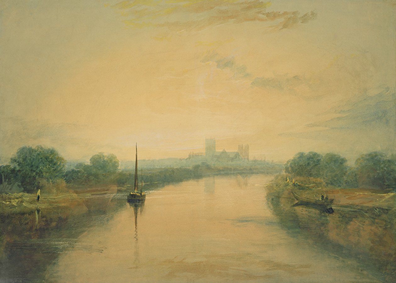 Na řece Ouse od Joseph Mallord William Turner