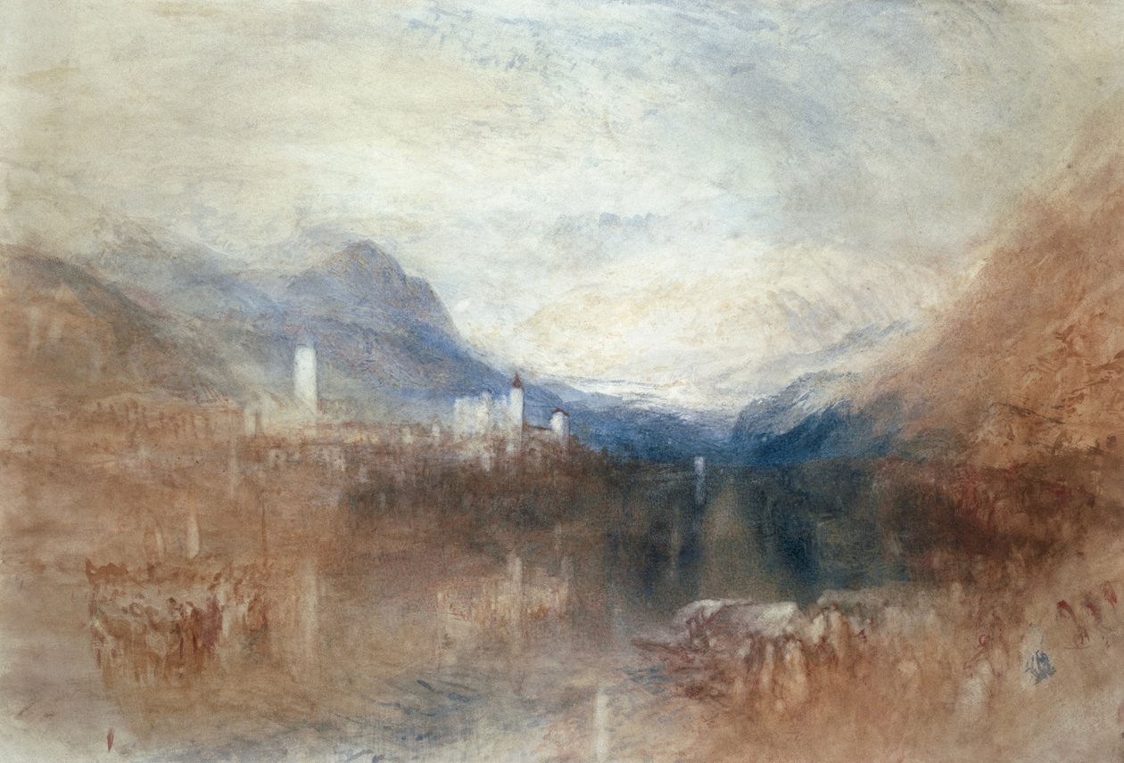 Pallanza, jezero Maggiore od Joseph Mallord William Turner