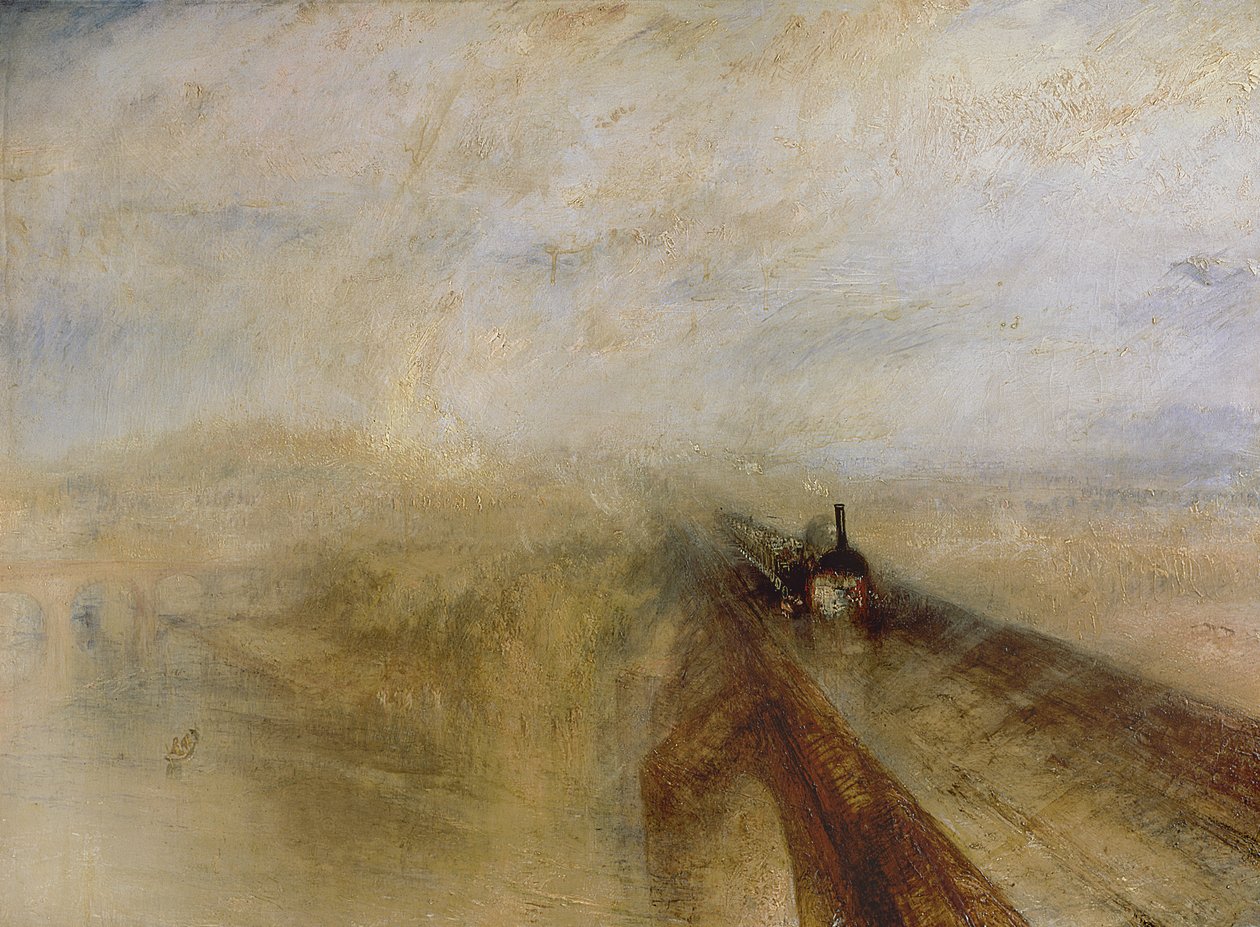 Déšť pára a rychlost, The Great Western Railway od Joseph Mallord William Turner