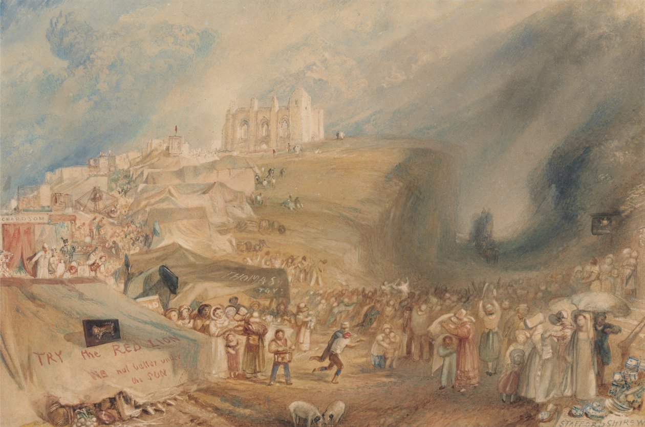 Saint Catherines Hill, Guildford, Surrey od Joseph Mallord William Turner