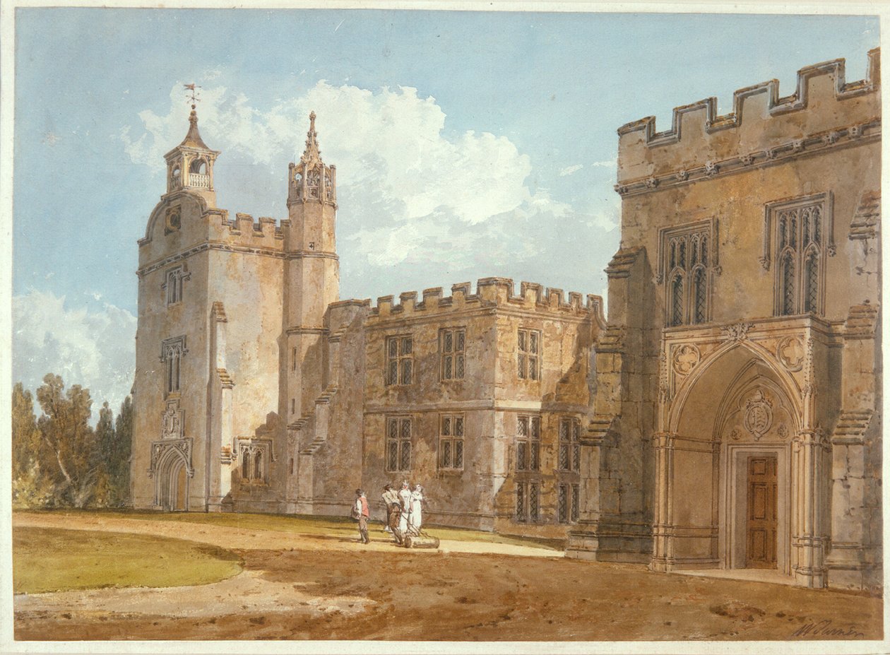 Biskupský palác, Salisbury, c.1795 od Joseph Mallord William Turner