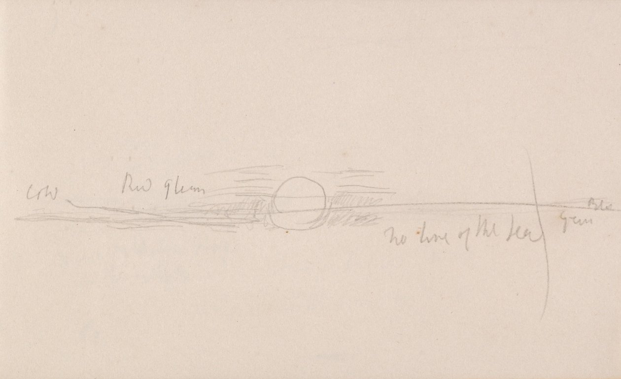Skicář kanálu od Joseph Mallord William Turner