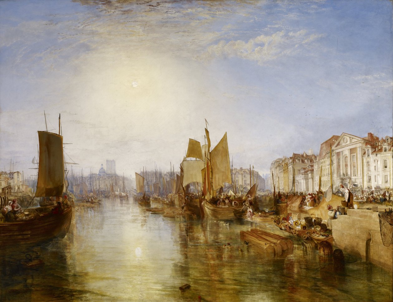 Přístav Dieppe od Joseph Mallord William Turner