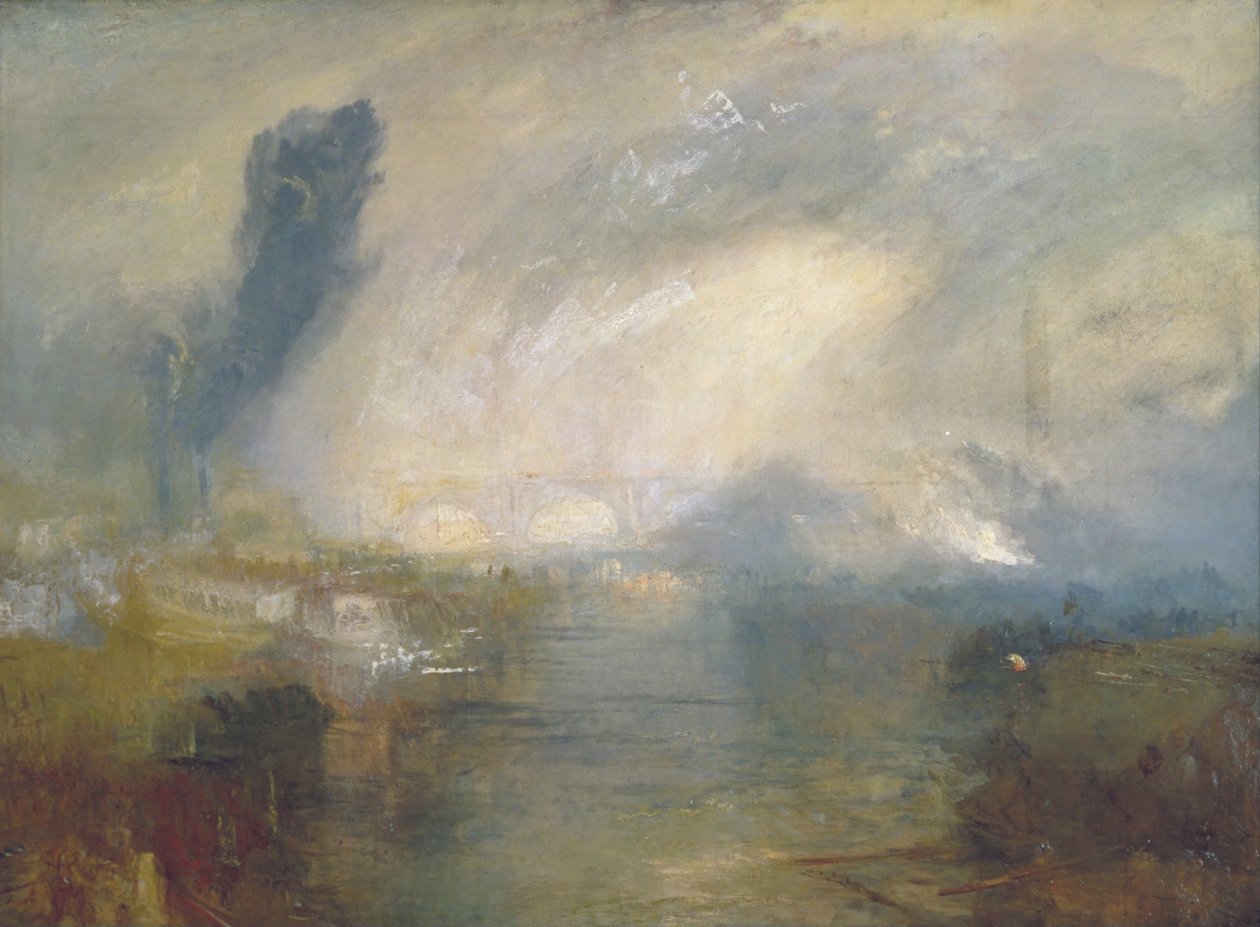 Temže nad mostem Waterloo od Joseph Mallord William Turner