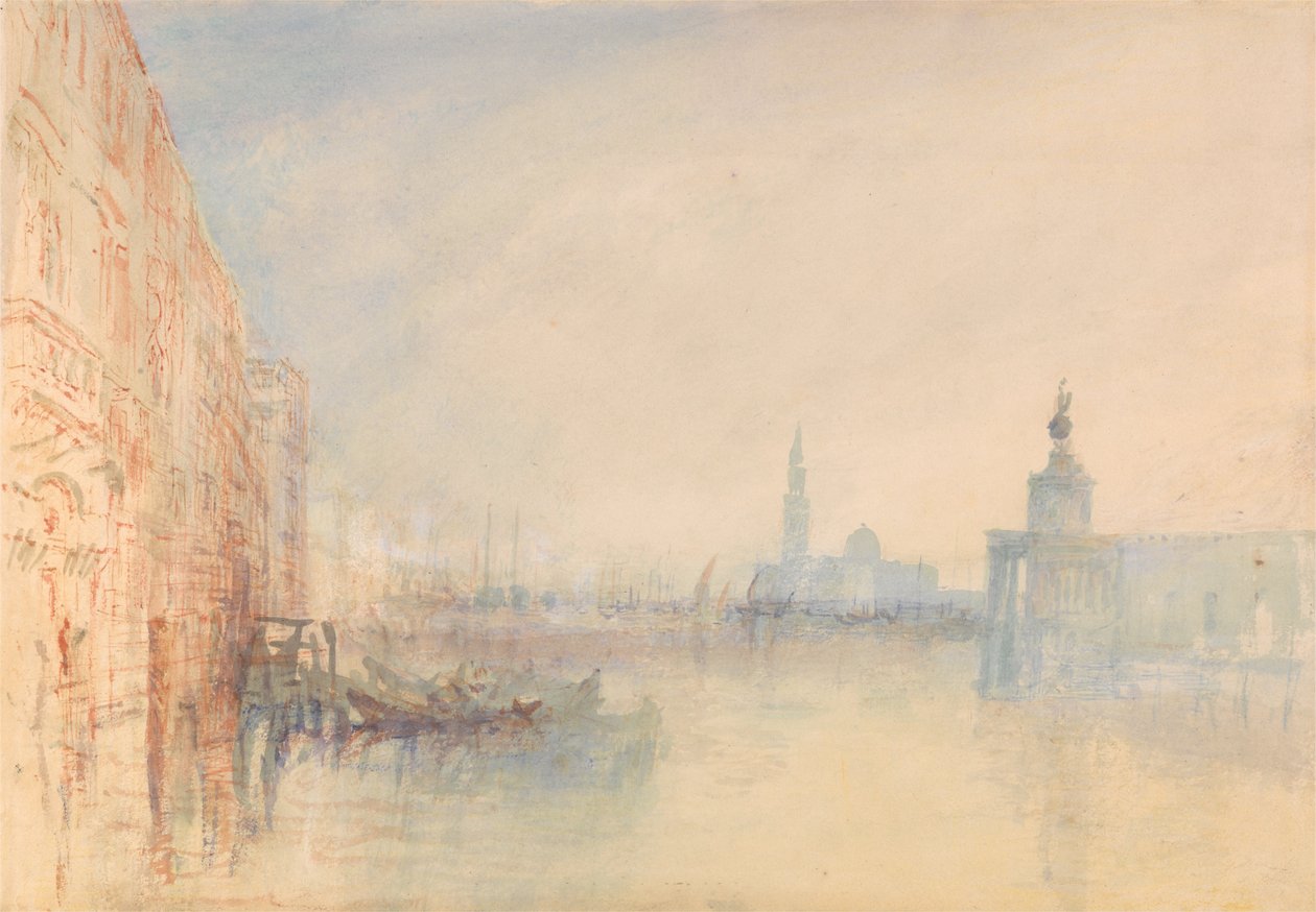 Benátky, Ústa Grand Canal od Joseph Mallord William Turner