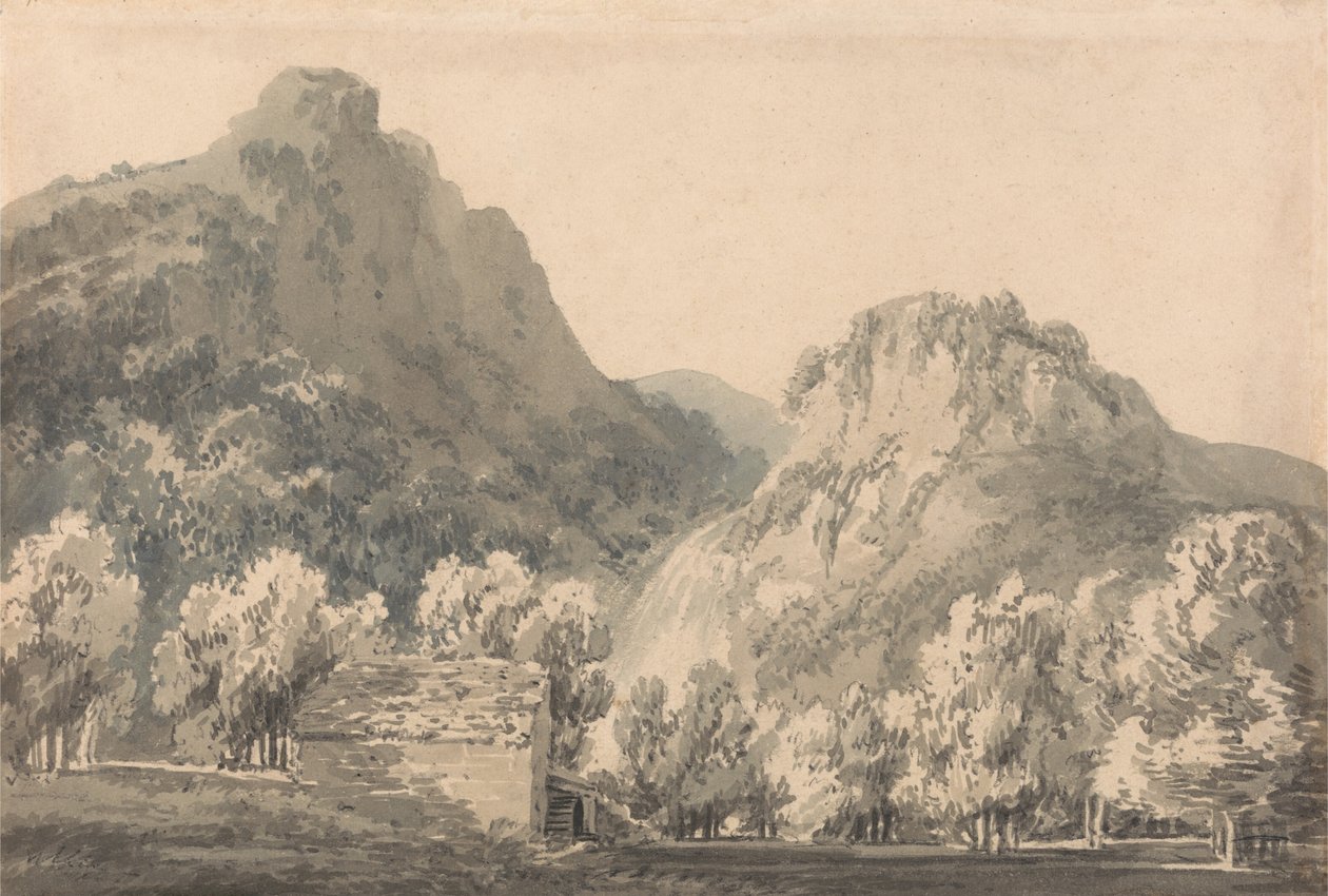 Vodopád Lodore, Cumberland od Joseph Mallord William Turner