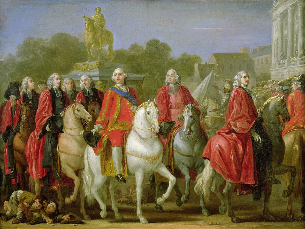 Inaugurace Place Louis XV, 20. června 1763 od Joseph Marie, the Elder Vien