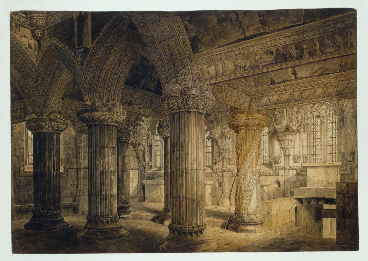 Roslynská kaple, 1810 od Joseph Michael Gandy