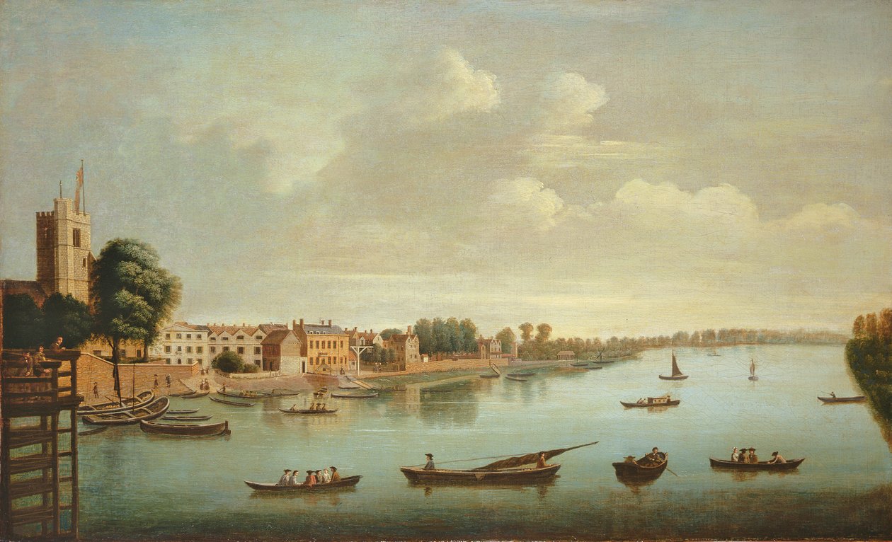Pohled na Temži z Putney Bridge od Joseph Nichols