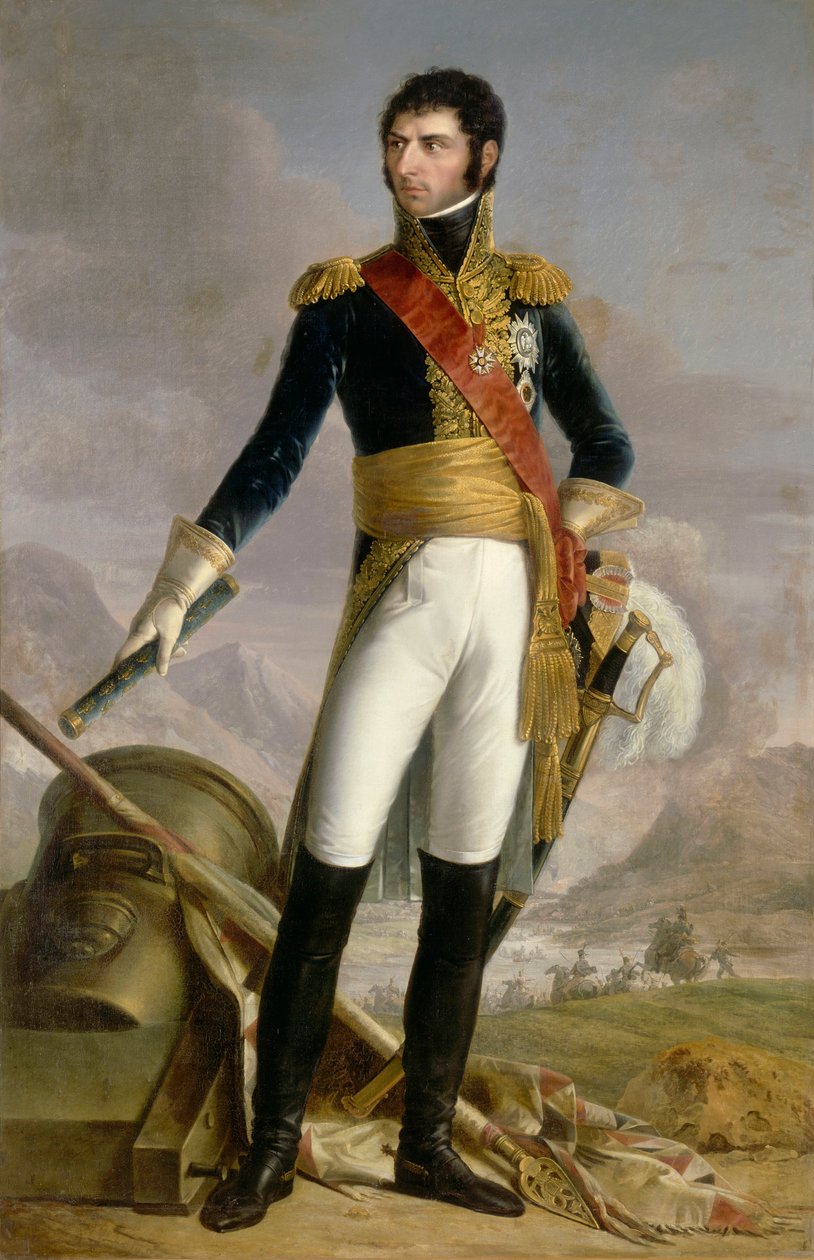 Jean Baptiste Bernadotte, francouzský maršál, král Švédska a Norska, 1818 od Joseph Nicolas Jouy