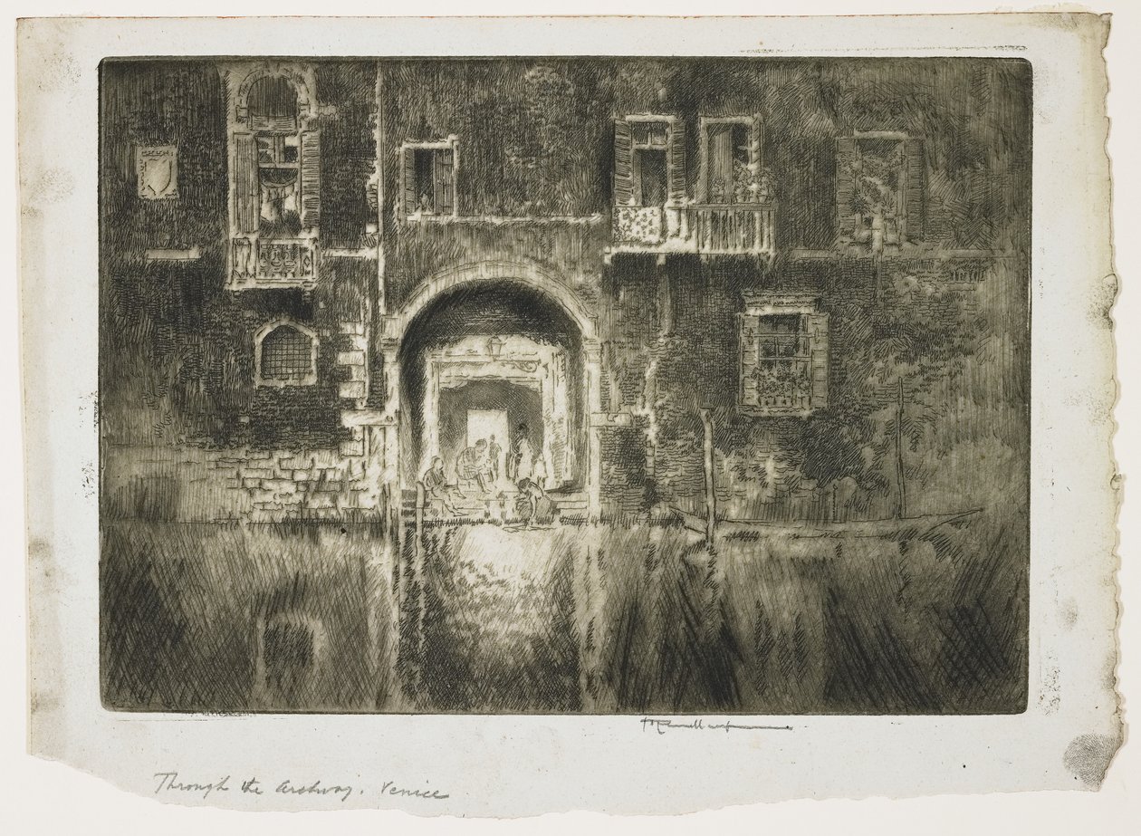 Poblíž Abazzia, Benátky, 1883 od Joseph Pennell