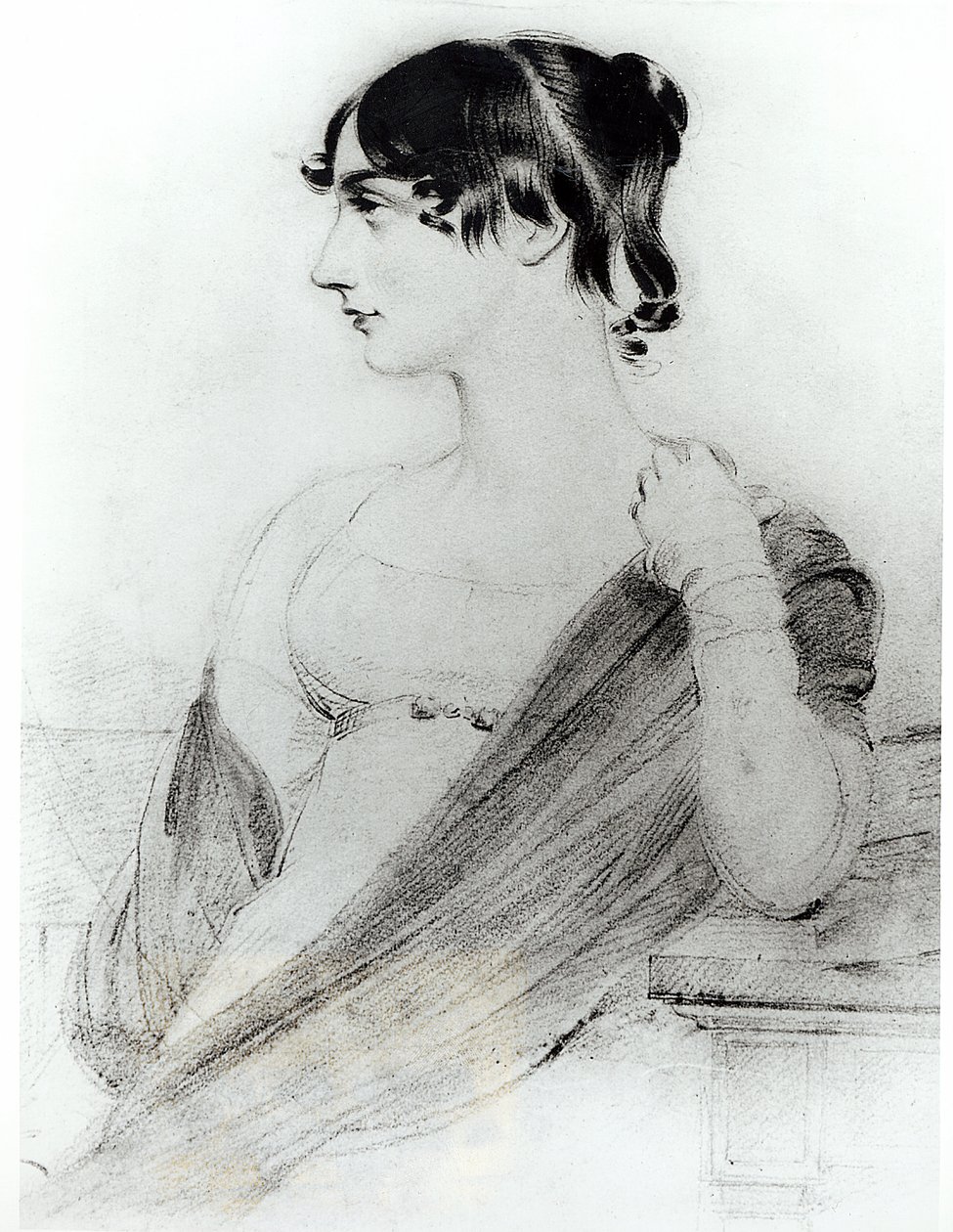 Portrét Marie Edgeworthové (1767-1849) od Joseph Slater