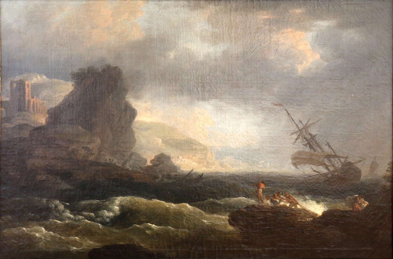 Bouře od Claude Joseph Vernet