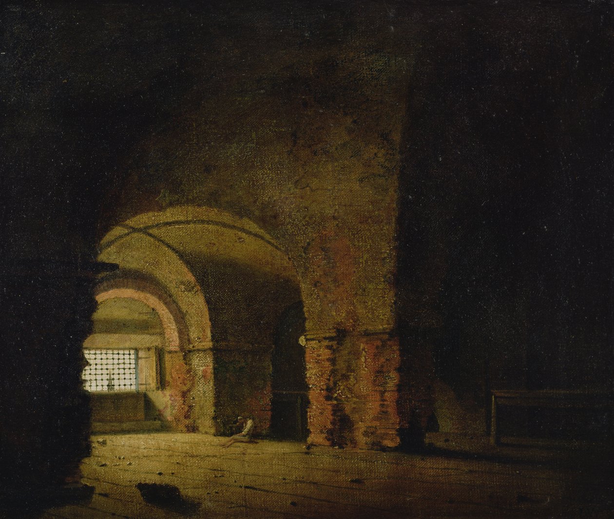 Vězeň, kolem 1787-90 od Joseph Wright of Derby