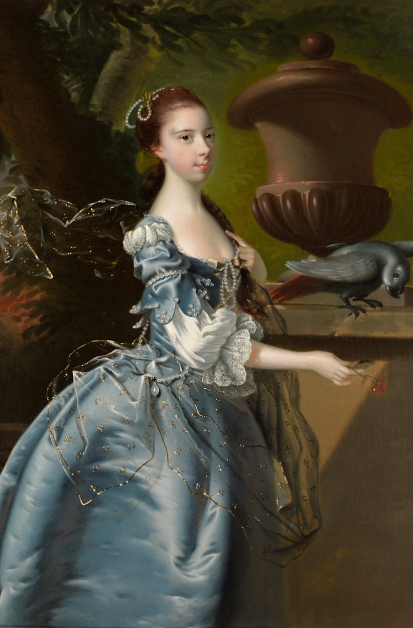Slečna Jane Monck, 1760 od Joseph Wright of Derby
