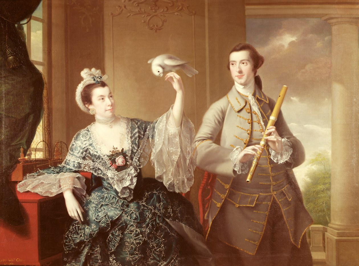 Pan a paní William Chaseovi od Joseph Wright of Derby