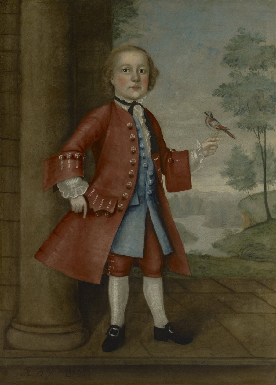Portrét Johna Gerryho, 1745 od Joseph Badger