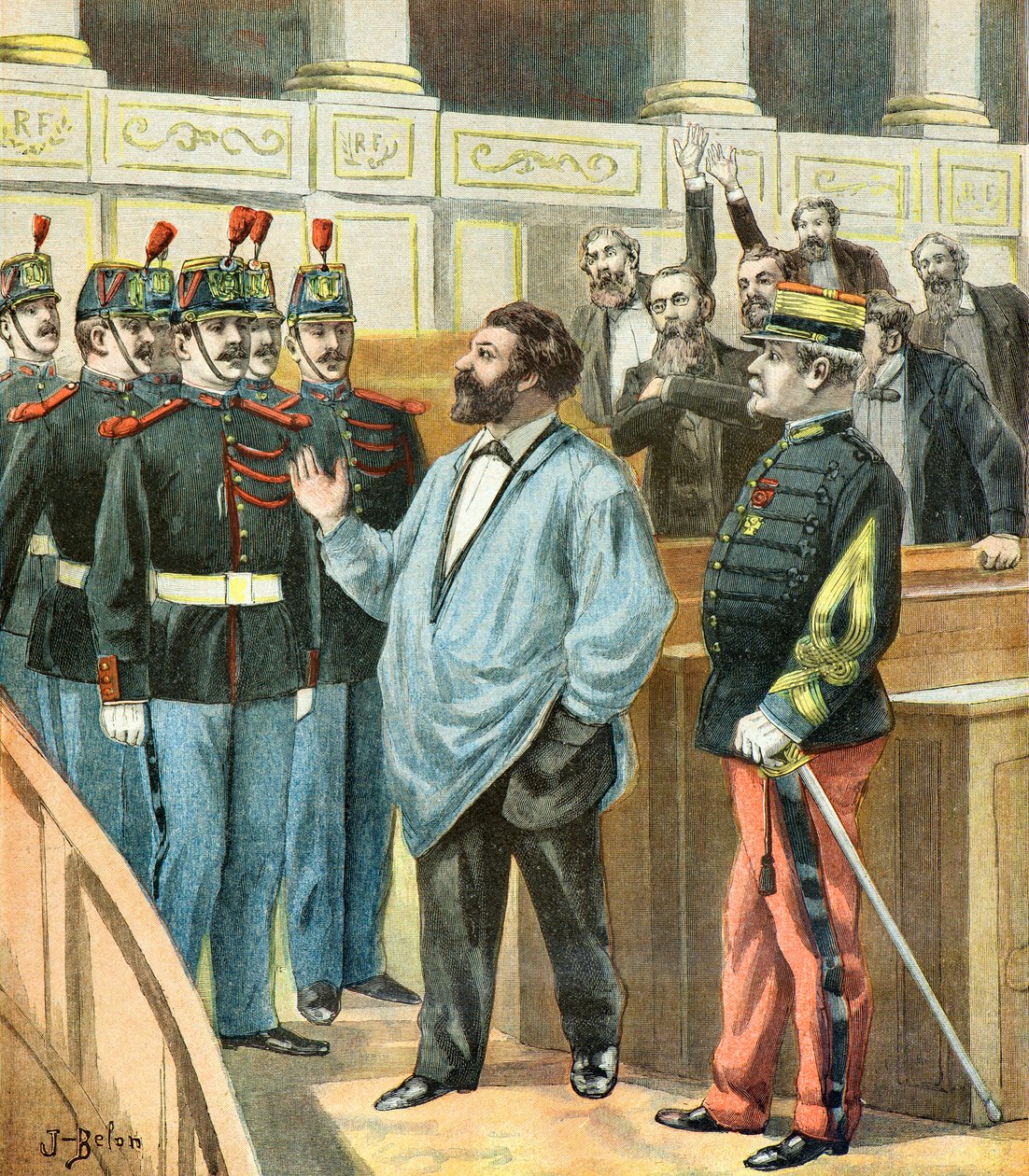 Vyloučení poslance Christopha Thivriera od Joseph Belon