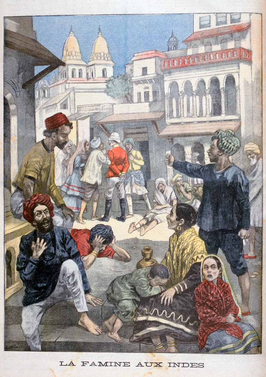 Hladomor v Indii, 1900 od Joseph Belon