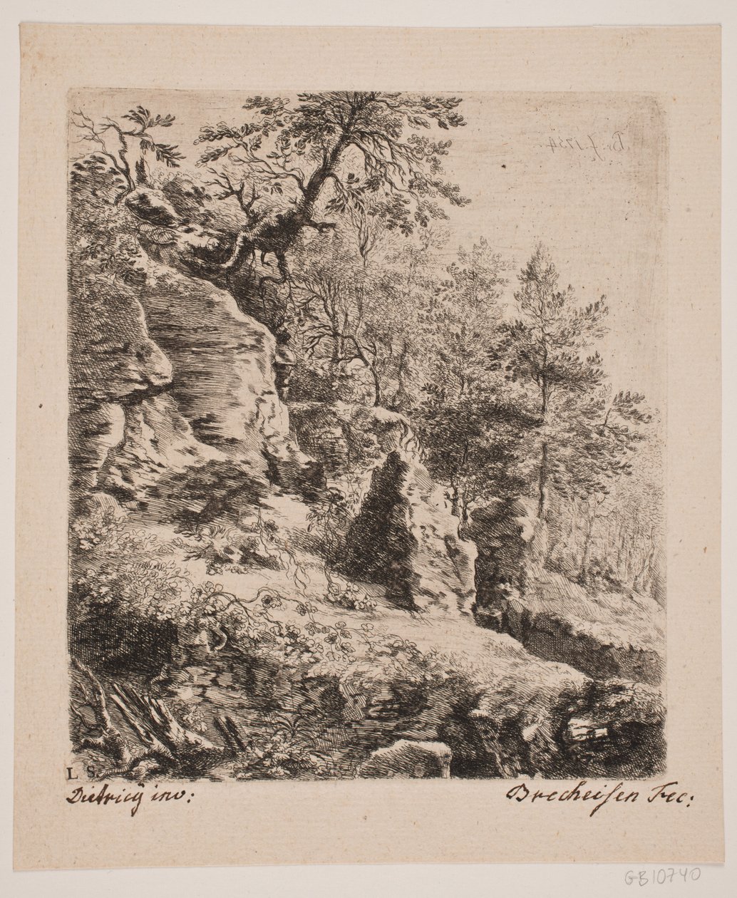 Skalnatá krajina od Joseph Brecheisen